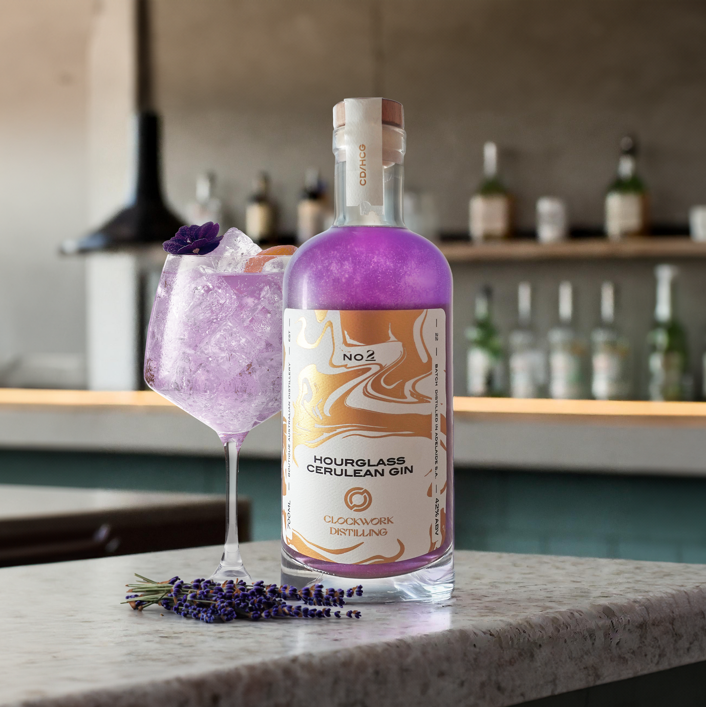 Hourglass Cerulean Gin No 2